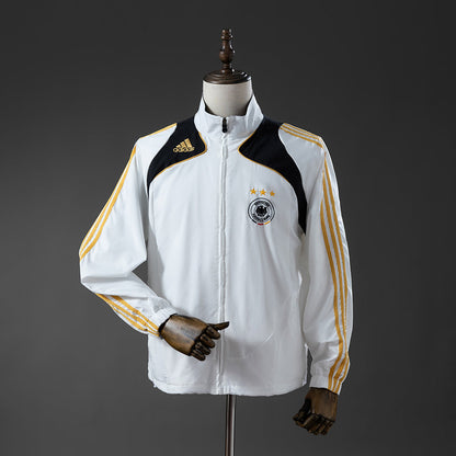 Germany Windbreaker 2008 White Football Soccer Jacket