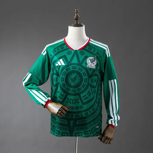 Mexico Jersey 2026 World Cup Home Football Kit Long Sleeves
