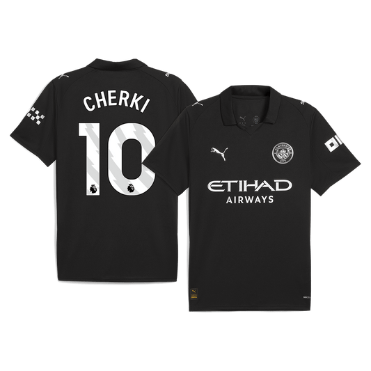 CHERKI #10 Mens Manchester City Away Jersey 2025/26
