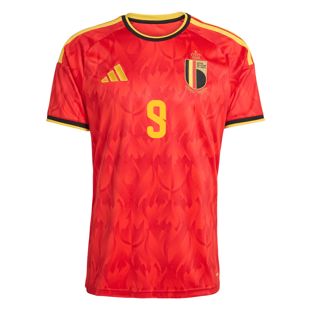 LUKAKU #9 Mens Belgium World Cup Home Jersey 2026