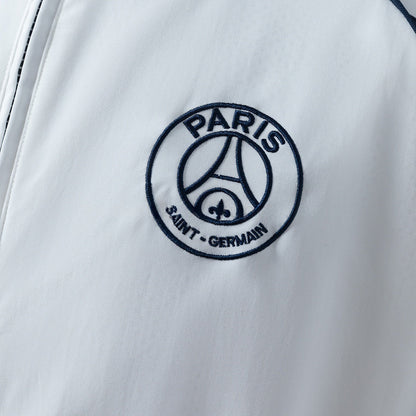 PSG Windbreaker 2025/26 White Football Soccer Jacket