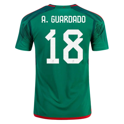 adidas 2022-23 Mexico Home Jersey - Green-Red