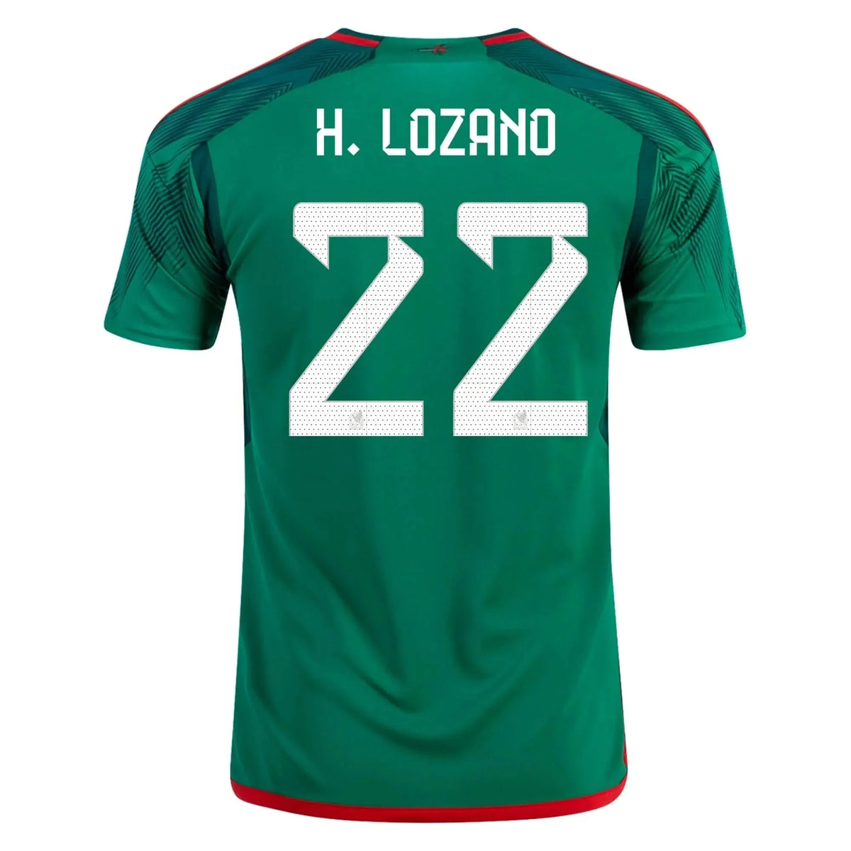 adidas 2022-23 Mexico Home Jersey - Green-Red