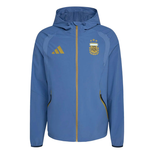 adidas 2026 Argentina Men's Tiro Travel Full Zip Windbreaker