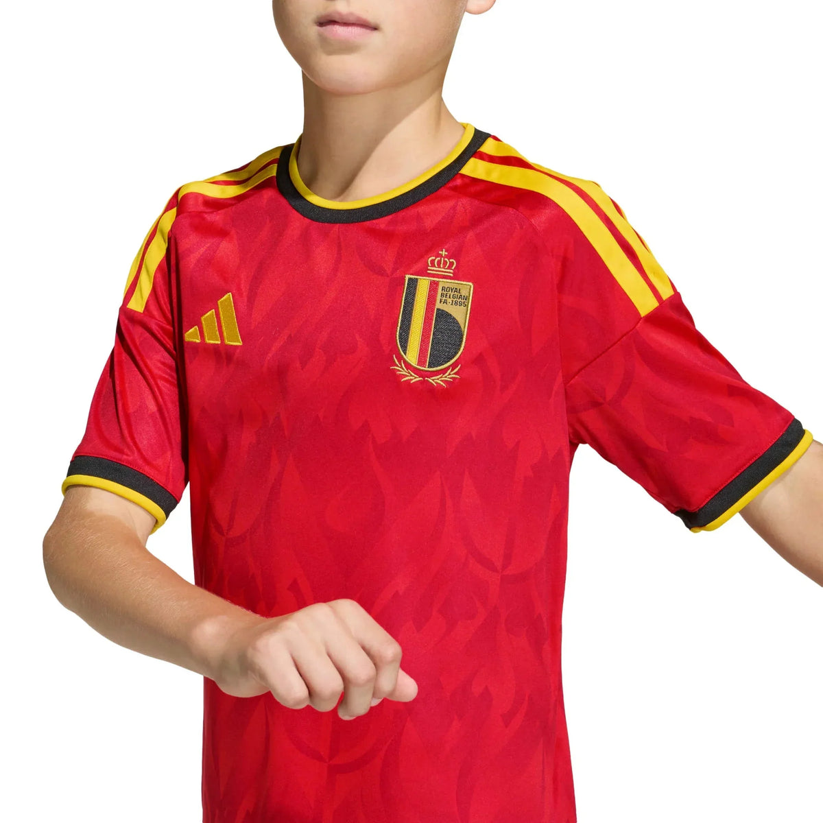 adidas 2026 Belgium Youth Stadium Home Soccer Jersey