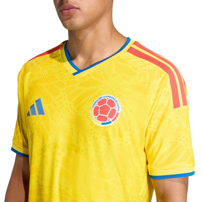 adidas 2026 Colombia Men's Authentic Home Soccer Jersey