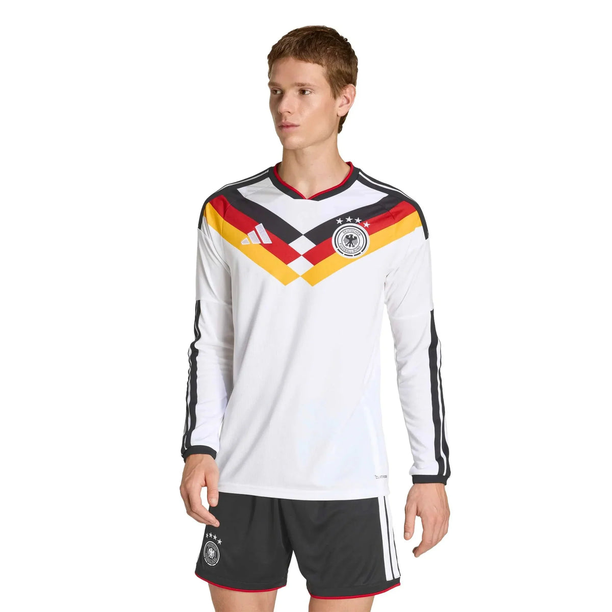 adidas 2026 Germany Men's Stadium Home Long-Sleeve Soccer Jersey