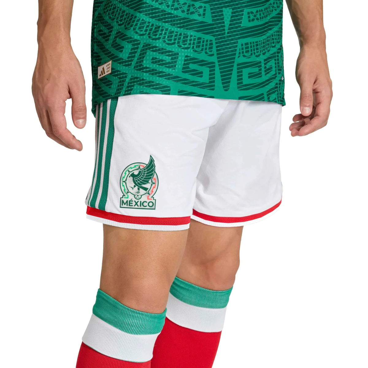 adidas 2026 Mexico Men's Authentic Home Shorts