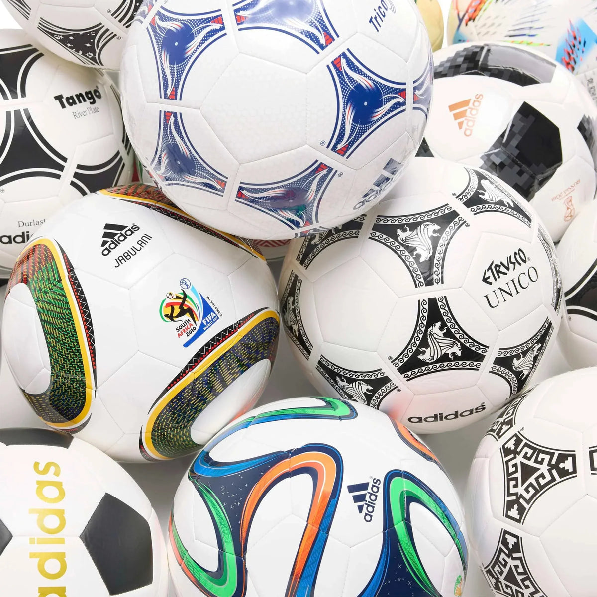 adidas World Cup Historical Club Soccer Ball Set