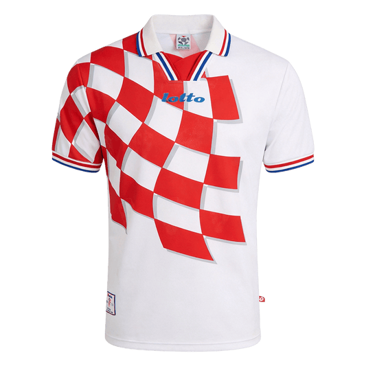 Retro 1998 Mens Croatia World Cup Home Jersey
