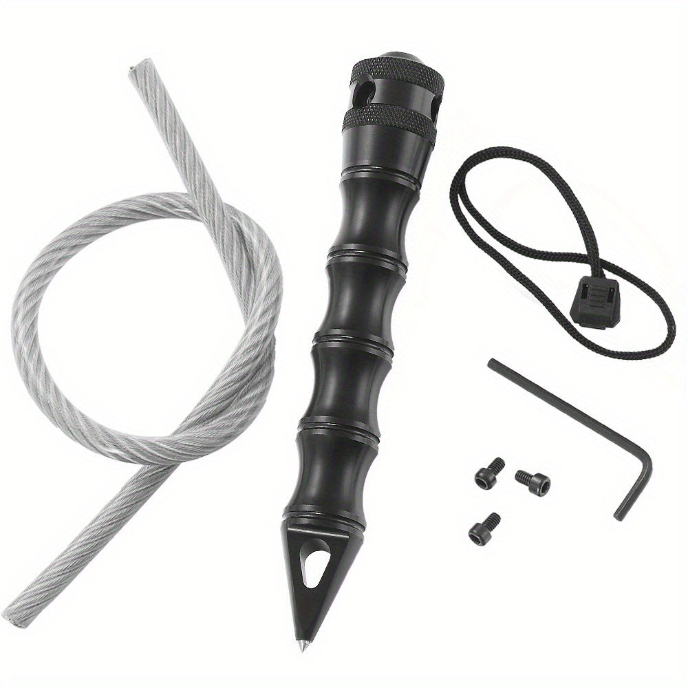 Aluminum Baton – Tactical Self Defense Whip with Alloy Handle with Tungsten Glass Breaker