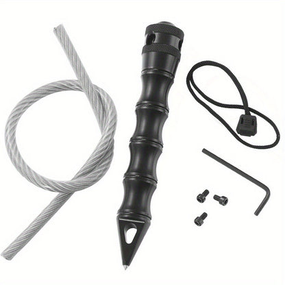 Aluminum Baton – Tactical Self Defense Whip with Alloy Handle with Tungsten Glass Breaker