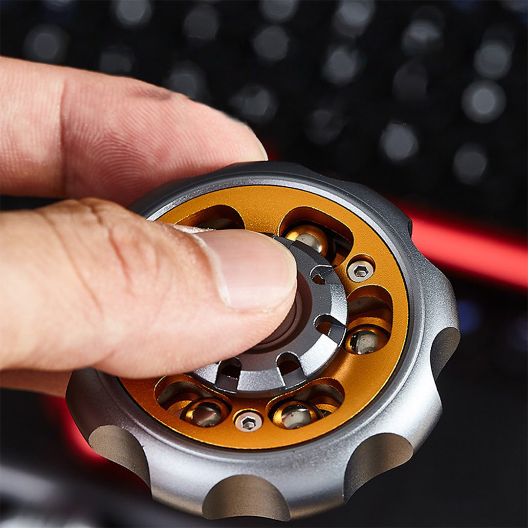 Aluminum Fidget Spinner – Metal Ferris Wheel Cyberpunk for Alternative Styling