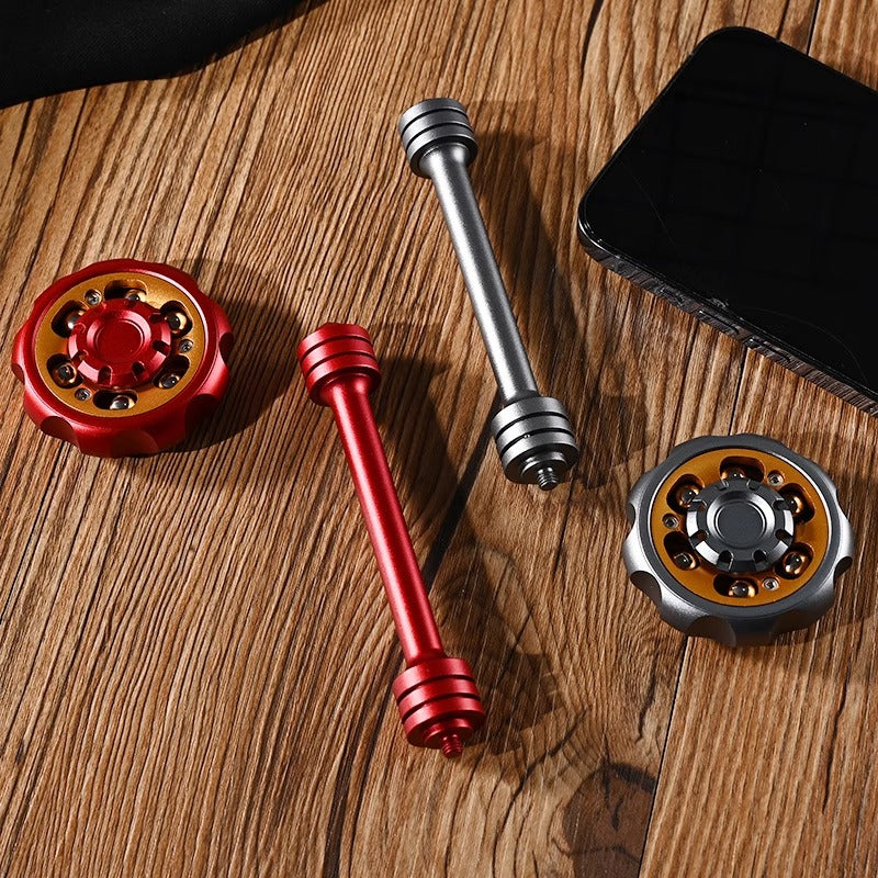 Aluminum Fidget Spinner – Metal Ferris Wheel Cyberpunk for Alternative Styling