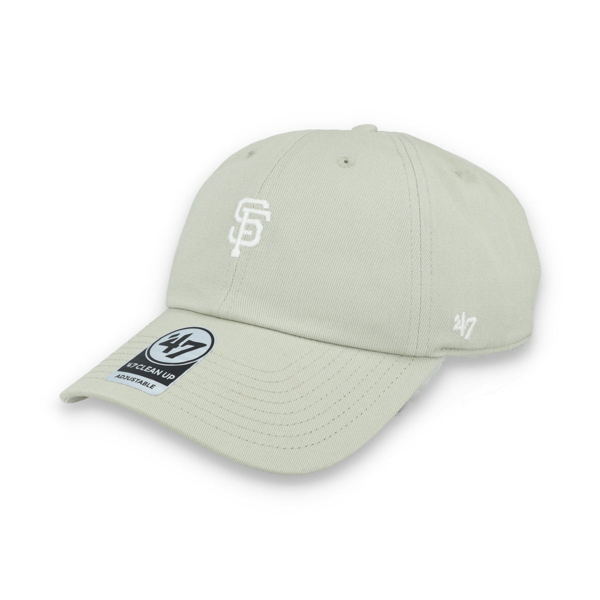 '47 Brand San Francisco Giants Foundation Clean Up Adjustable Hat- System Grey