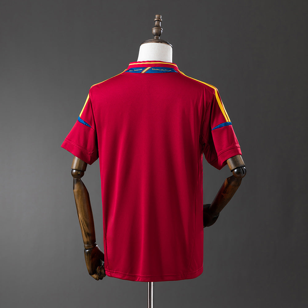 Spain Jersey 2012 Home Retro Football Kit