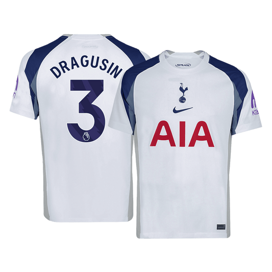DRAGUSIN #3 Mens Tottenham Hotspur Home Jersey 2025/26