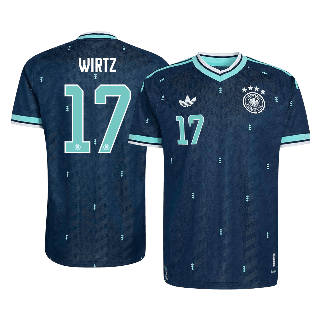 WIRTZ #17 Mens Germany World Cup Away Jersey 2026 - Player Version (Slim Fit)