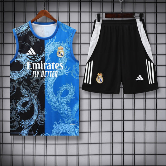 Real Madrid Vest Set Training Tracksuits 25/26 Football Kit Soccer Jersey