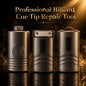 3-Piece Professional Pool Cue Tip Repair Tool Set – Tip Trimmer, Curvature Shaper & Ferrule Leveler