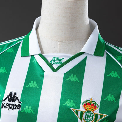 Real Betis Jersey 1995-97 Home Retro Football Kit Long Sleeves