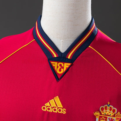 Spain Jersey 1998 Home Retro Football Kit