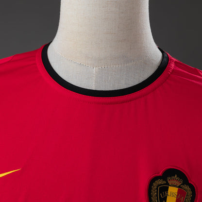 Belgium Home Jersey 2002 World Cup Football Kit Soccer Shirt