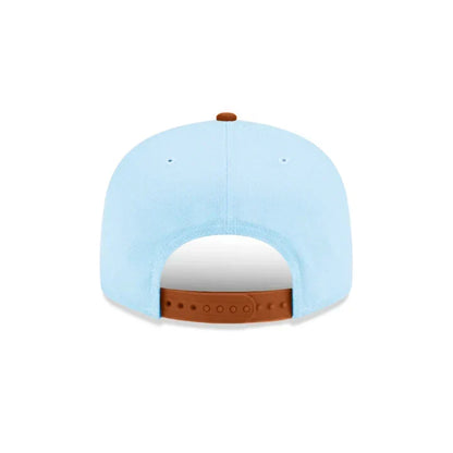 New Era Los Angeles Angels Color Pack 2-Tone 9FIFTY Snapback Hat-Light Blue/ Rust