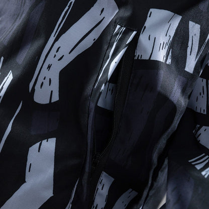 Arsenal Windbreaker 2025/26 Black Grey Football Kit