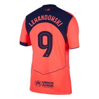LEWANDOWSKI #9 Mens Barcelona Third Jersey 2025/26 UCL - Player Version (Slim Fit)