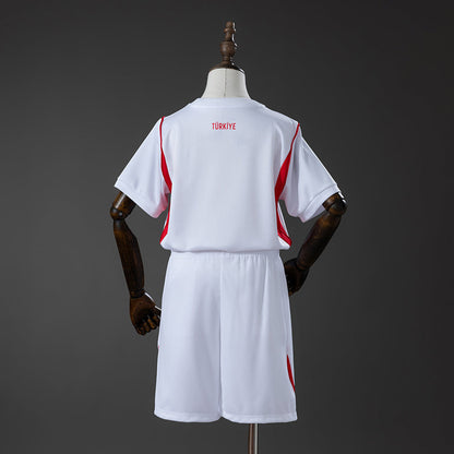 Kids Turkey Home Jersey 2026 World Cup Football Kit Soccer Shirt