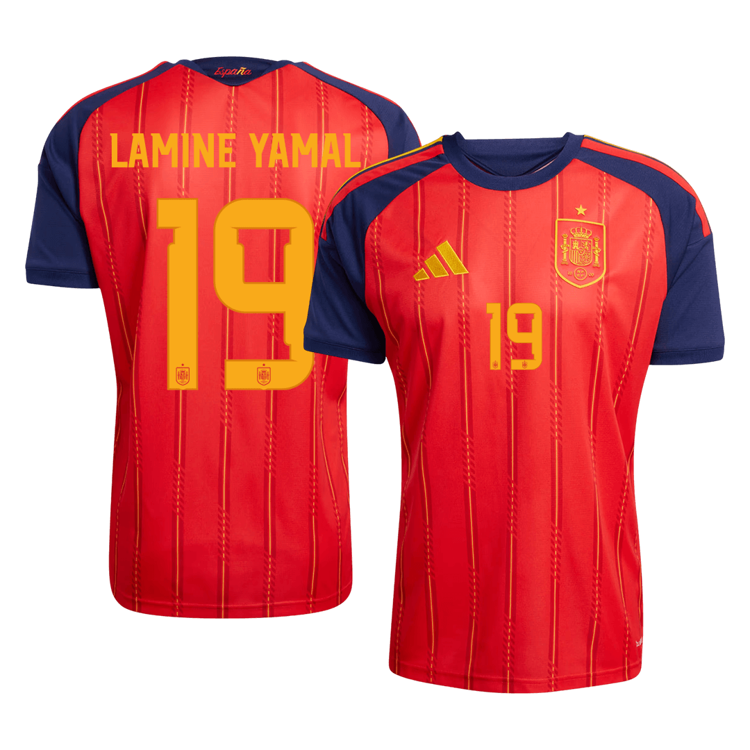 LAMINE YAMAL #19 Mens Spain World Cup Home Jersey 2026 [PREMIUM]