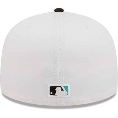 New Era Los Angeles Dodgers 2-Tone Color Pack 59FIFTY Fitted Hat-White/Black