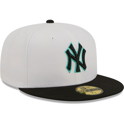 New Era New York Yankees 2-Tone Color Pack 59FIFTY Fitted Hat-White/Black