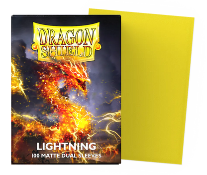Dragon Shield Sleeves: Lightning Standard Dual Matte (Box Of 100)