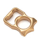 Brass Bottle Opener Knuckles – H-59 Compact Ring with Stonewash 12mm EDC