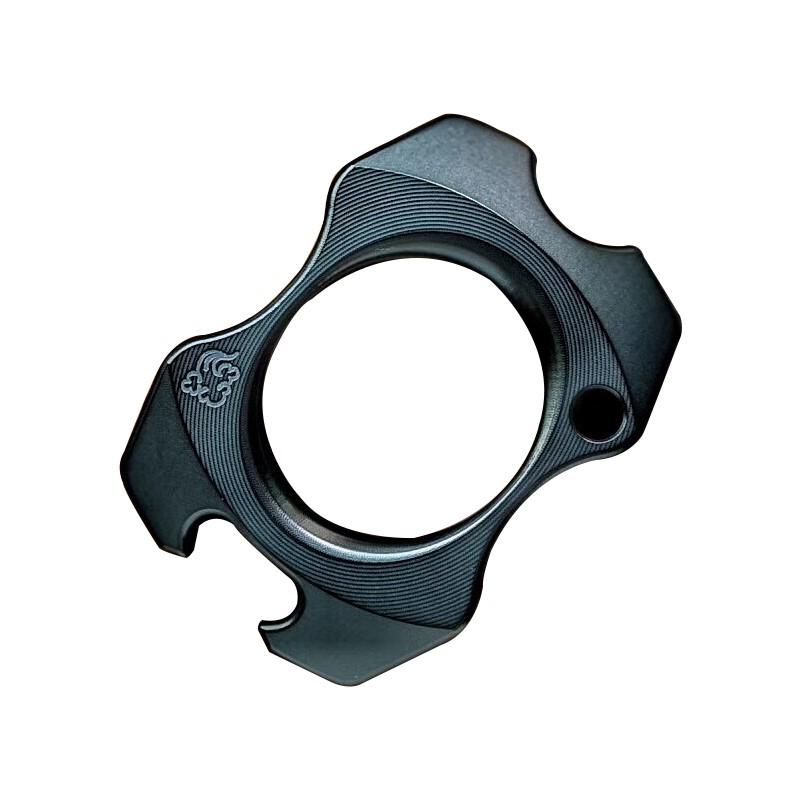 Brass Bottle Opener Knuckles – Zirconium Single Finger Ring for Alternative Styling