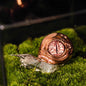 Brass Fidget Toy – Cthulhu Eye Snail Figurine with /Copper Desk Sculpture