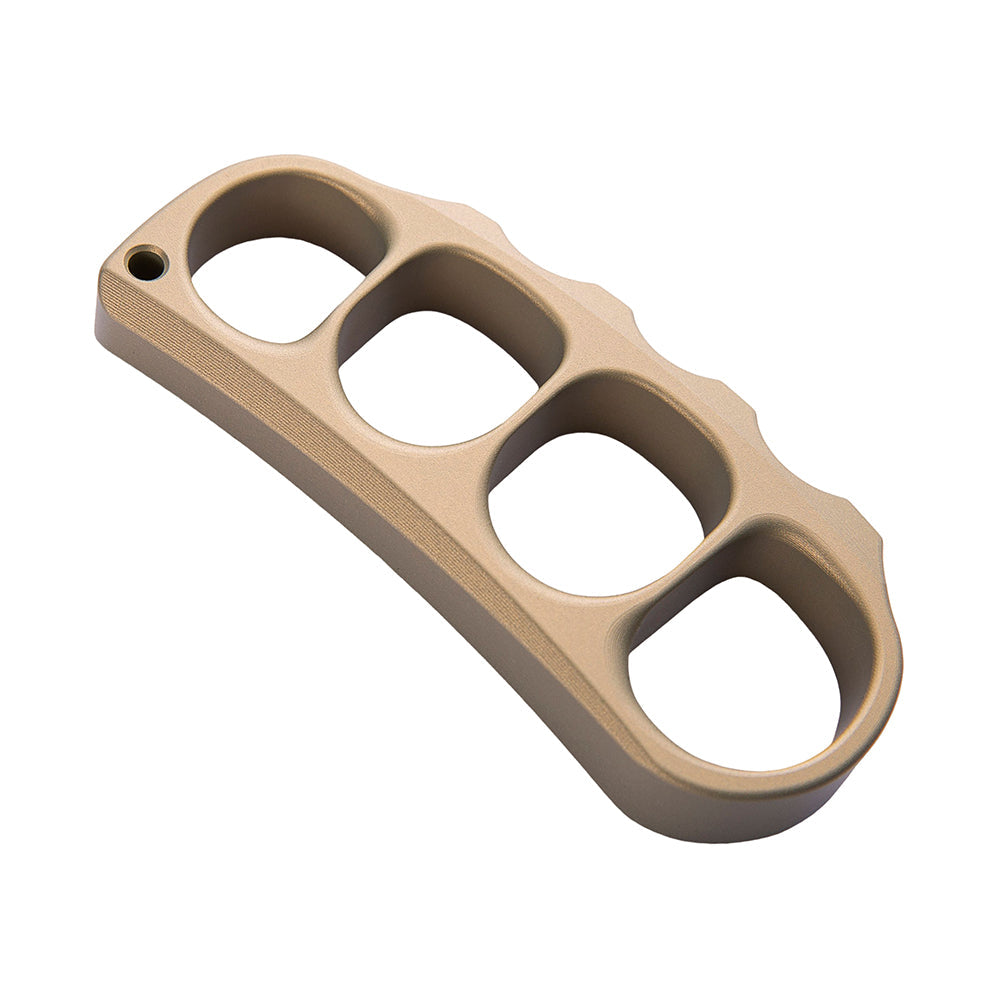 Brass Four Finger Knuckles – 7075 Aluminum with Pea Pods 15mm Ultra Thick Lightweight