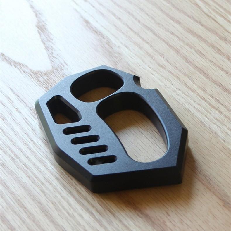 Brass Four Finger Knuckles – Aluminum Alloy with Black Oxide 15mm Lightweight