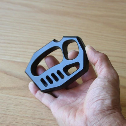 Brass Four Finger Knuckles – Aluminum Alloy with Black Oxide 15mm Lightweight