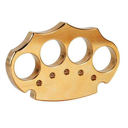 Brass Four Finger Knuckles – H59 with Anti-Slip Pattern Heavy Duty EDC