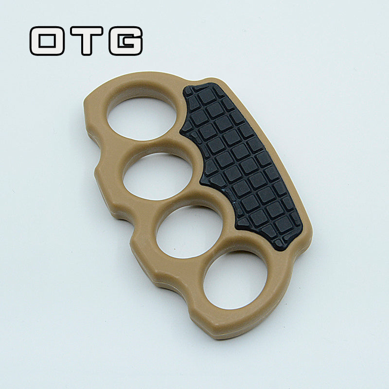 Brass Four Finger Knuckles – High-Strength Polymer Ultra-Thick 16mm with Non-Metal 70g