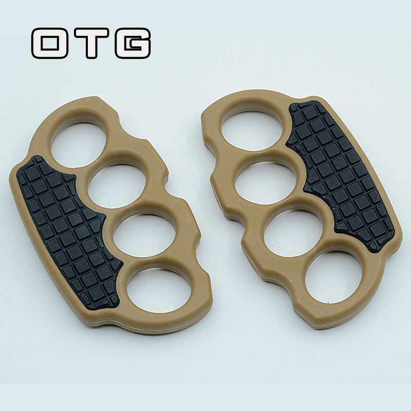 Brass Four Finger Knuckles – High-Strength Polymer Ultra-Thick 16mm with Non-Metal 70g