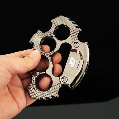Brass Four Finger Knuckles – Zinc Alloy with CrossFire Game Edition 18mm Heavy Duty