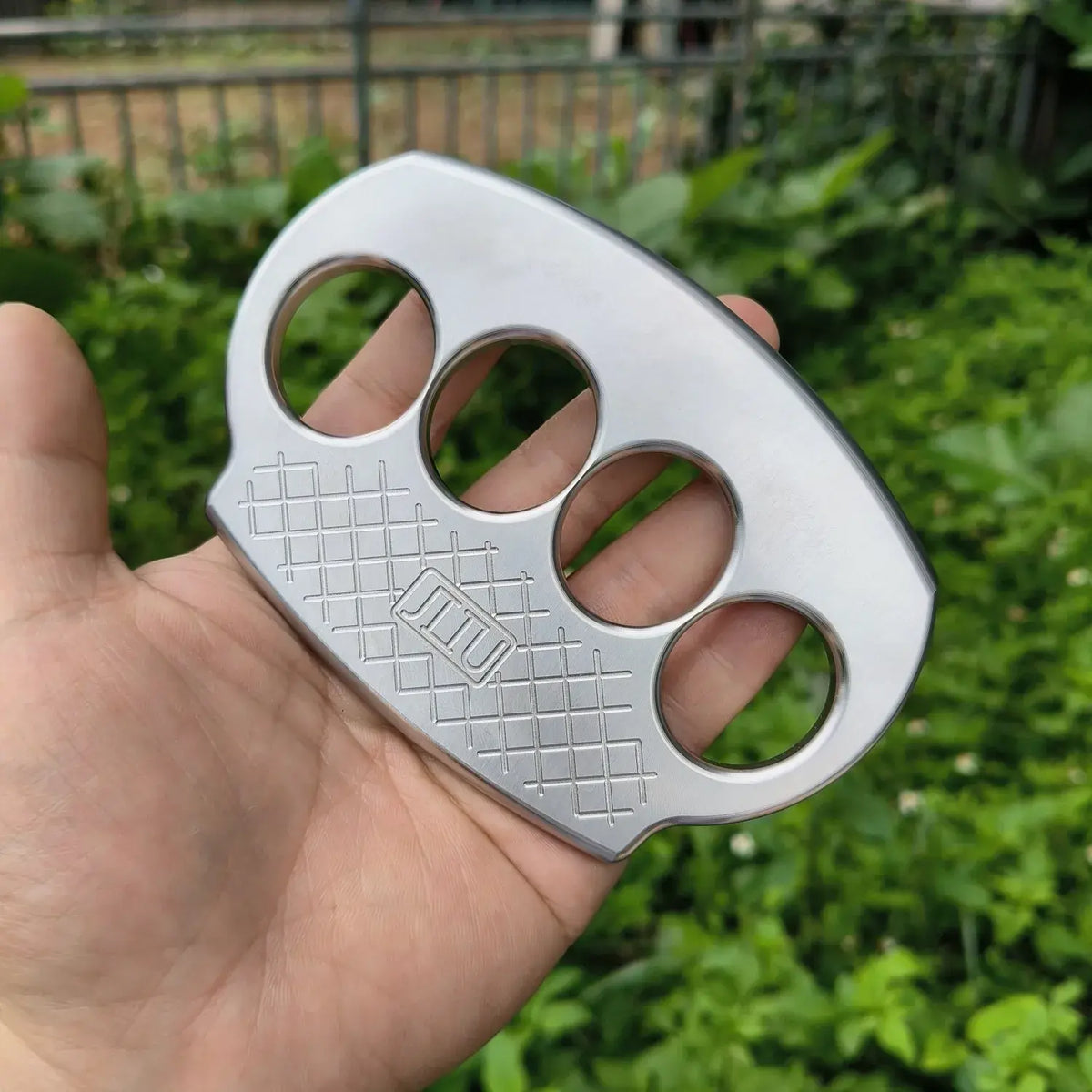 Brass Knuckles – Fascia Scraper Dual Purpose Massage Self Defense EDC Tool