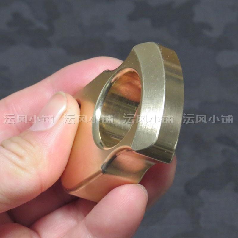 Brass Knuckles – H-59 Type 1000 Low-Profile Ring with Polished Non-Lethal 126g