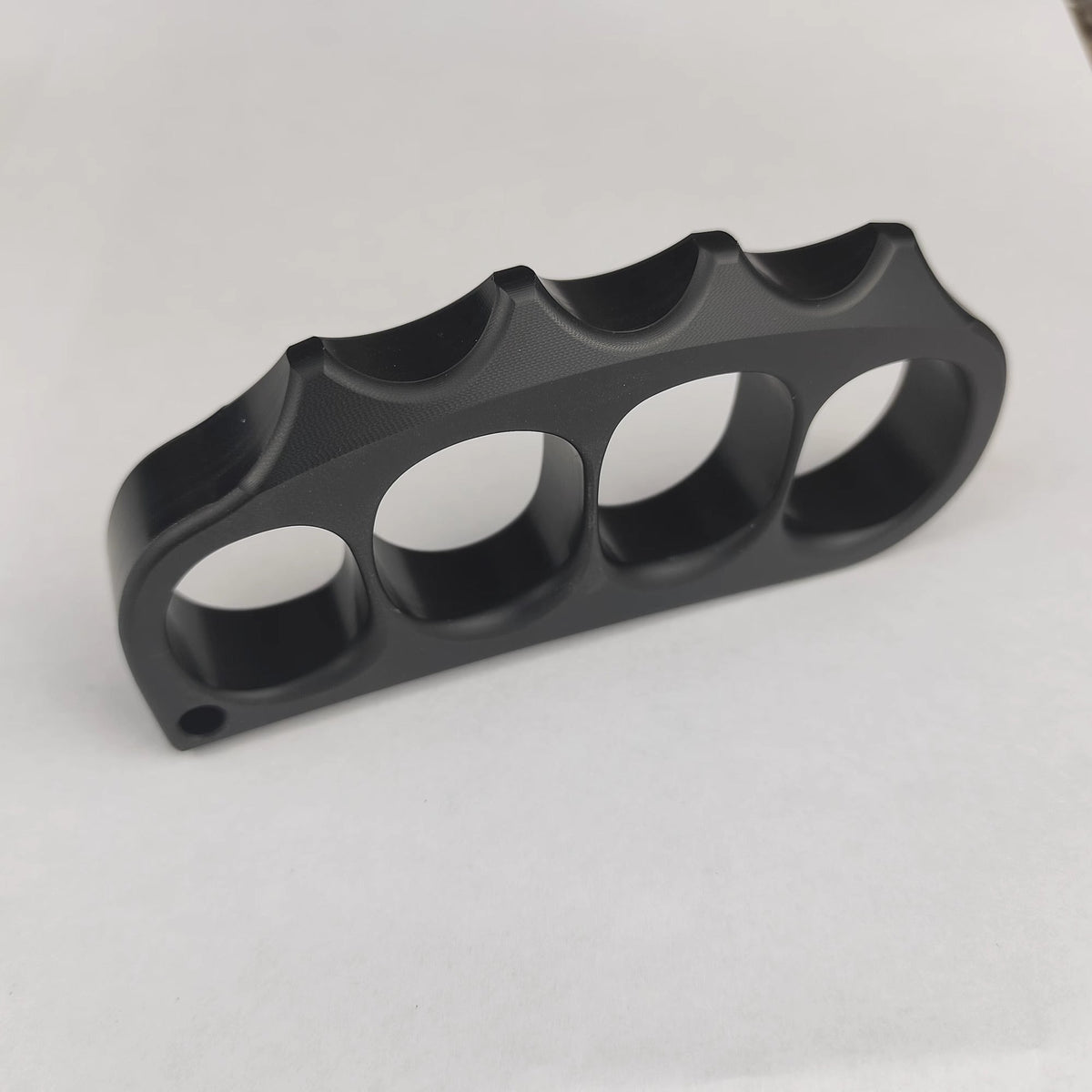 Brass Knuckles – Plastic with Pea Pod Duster Self Defense with Non-Metal Tactical 30g