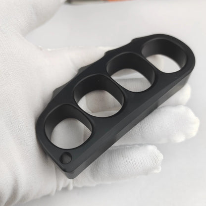 Brass Knuckles – Plastic with Pea Pod Duster Self Defense with Non-Metal Tactical 30g
