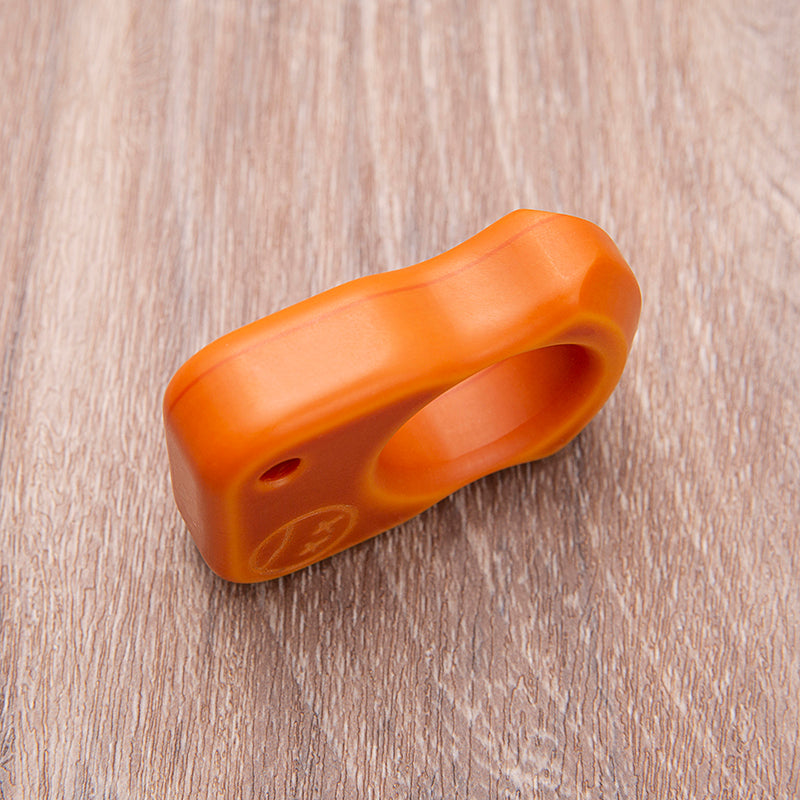 Brass Single Finger Knuckles – Bakelite with Lightweight Non-Metal